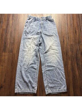 Judy Blue Light Wash Wide Leg Elastic Waist  Jeans JB881090 Size 5/27